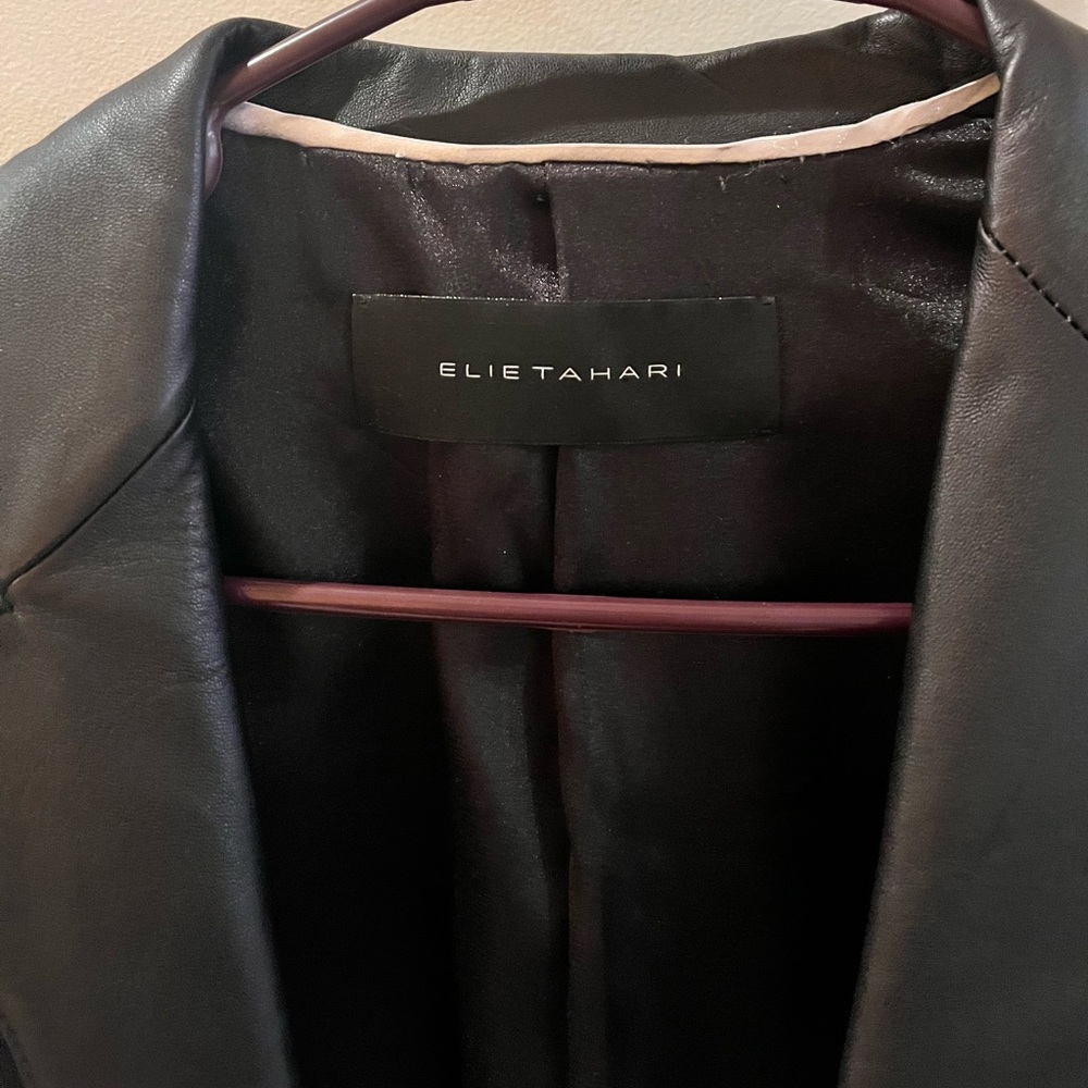 Ellie Tahari leather jacket